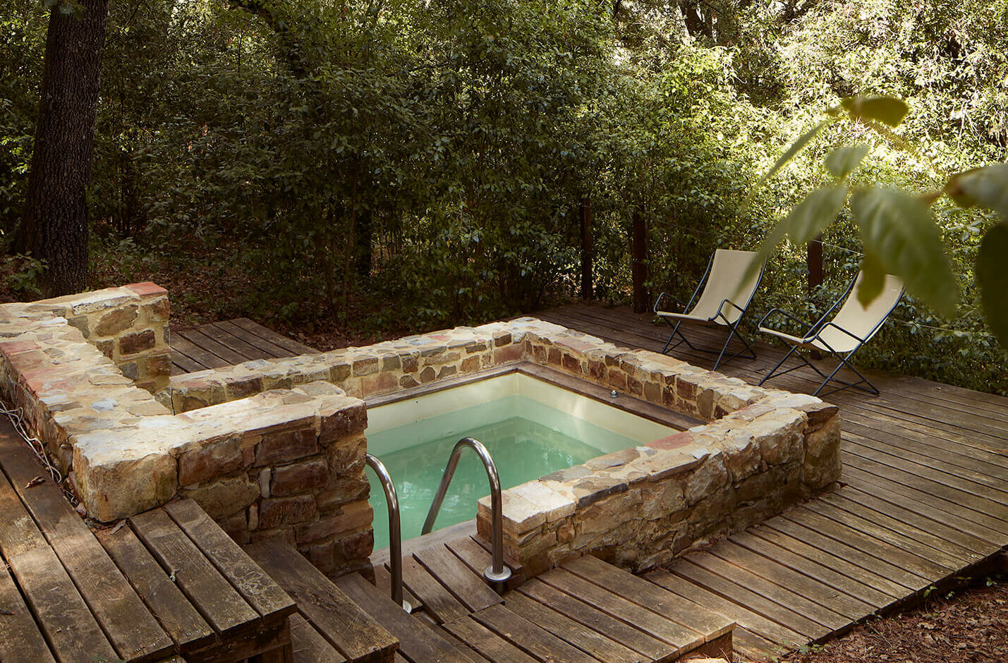 Villa di Geggiano Guesthouse plunge pool