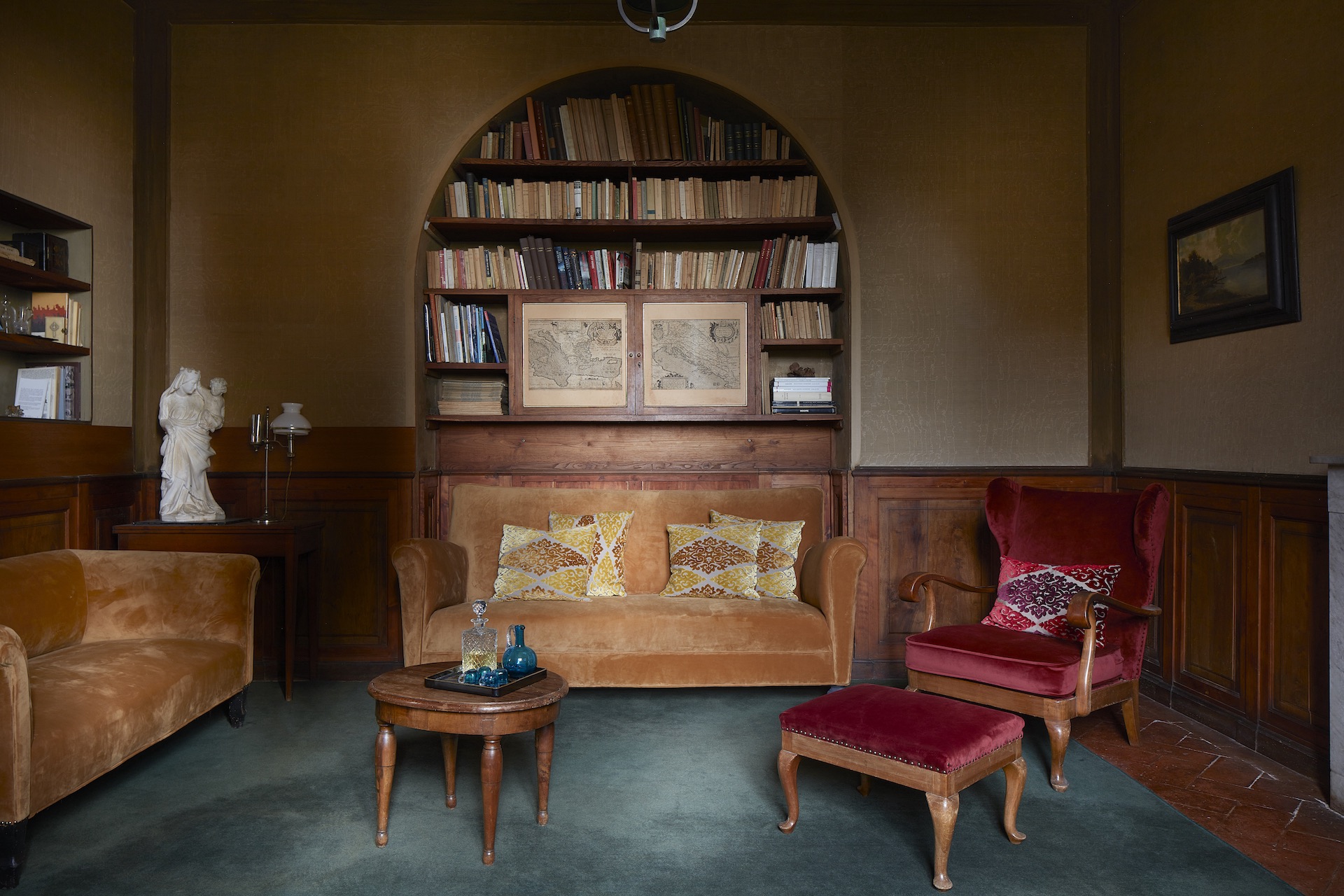 Villa di Geggiano private reading room